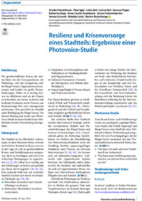 Im Notfall vorgesorgt - Ergebnisse Photovoice-Studie